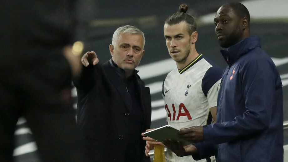 José Mourinho orientou Gareth Bale no Tottenham 