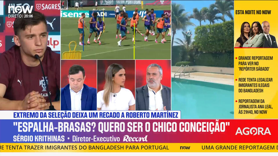 Análise de Sérgio Krithinas à conferência do extremo da Seleção