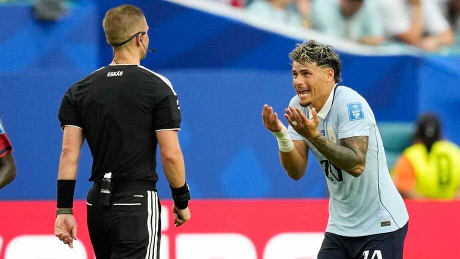 Maxi Araújo foi um dos destaques do Uruguai
