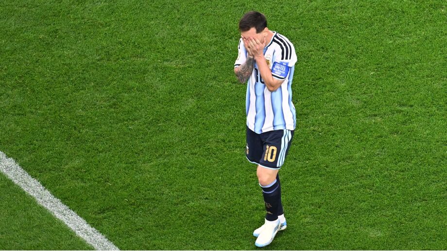Messi falhou um penálti frente à Áustria