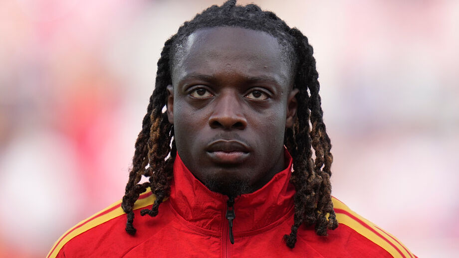 Jérémy Doku em ação pela seleção da Bélgica