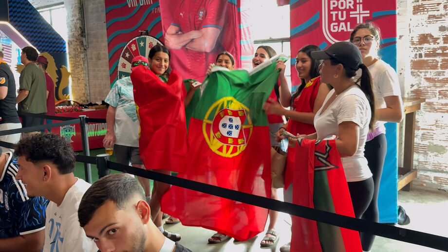 Ambiente de festa já se vive a menos de 24 horas do duelo com o Uzbequistão