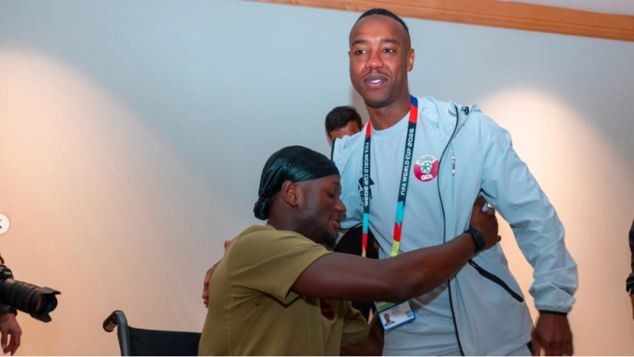 Assim Madibo visita Ismael Koné após lesão grave