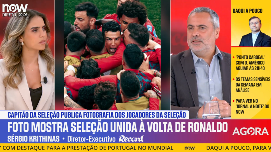 Sérgio Krithinas analisa a fotografia partilhada por Ronaldo e relaciona-a com a semana relatada pela Seleção