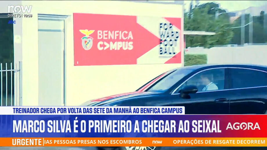 Novo treinador dos encarnados foi o primeiro a chegar ao Benfica Campus, por volta das 07 horas