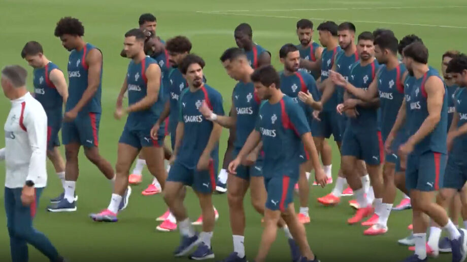 Transmissão em direto do treino da Seleção Nacional