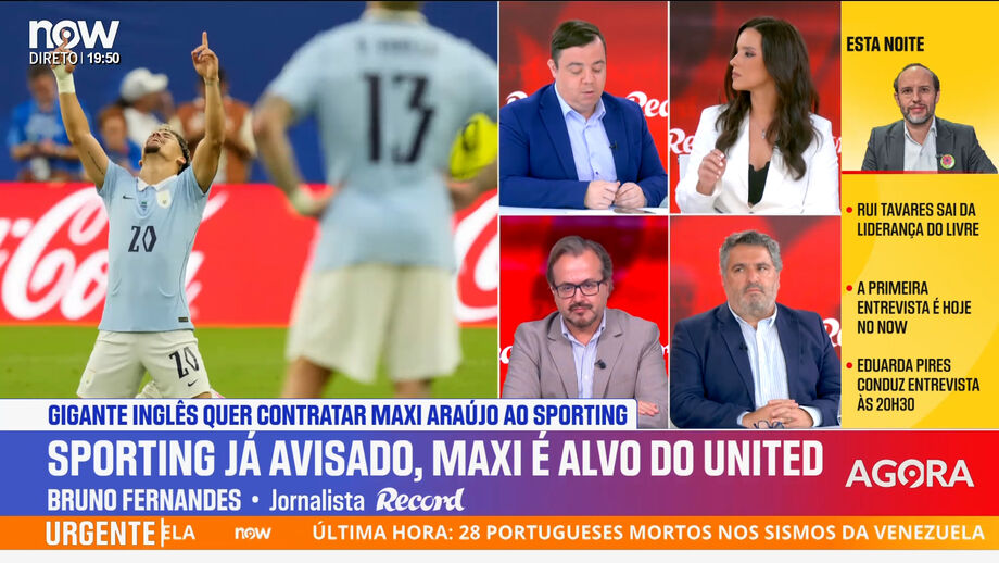 Lateral do Sporting está a ser muito cobiçado pelo Manchester United