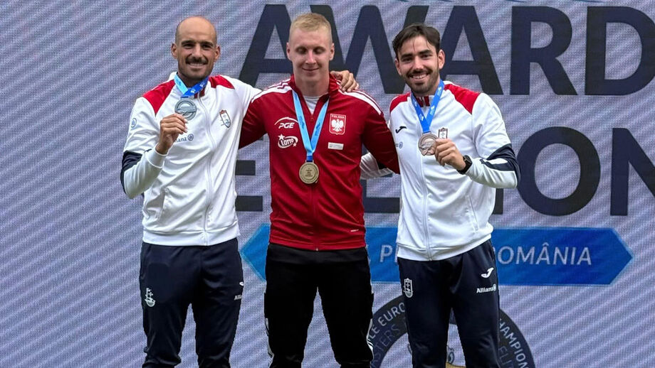 Rui Lacerda, medalha de prata, e Ricardo Coelho, medalha de bronze