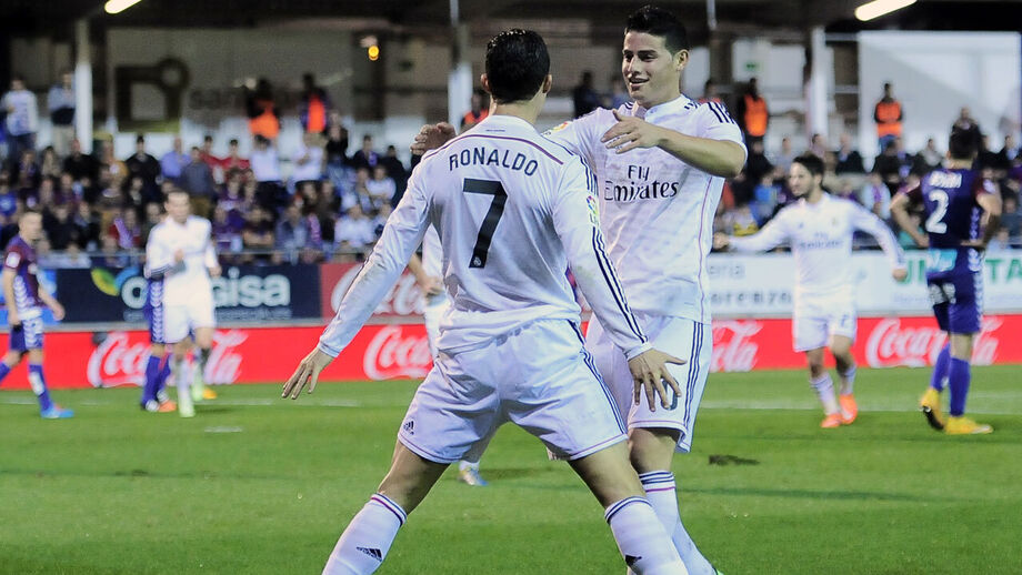 Cristiano Ronaldo e James Rodríguez
