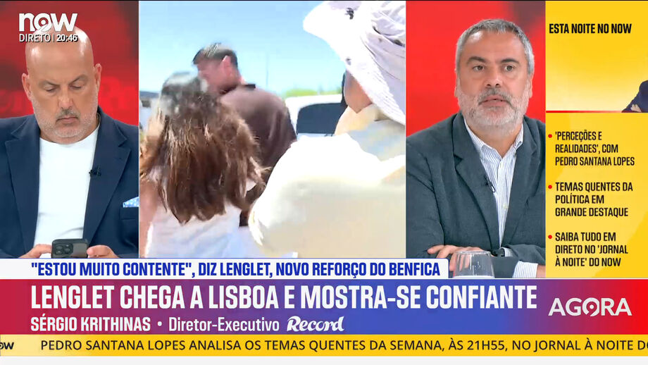 Todos os detalhes da contratação do Benfica revelados no programa 'Record na Hora'
