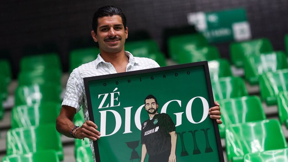 Zé Diogo fez 424 jogos de leão ao peito