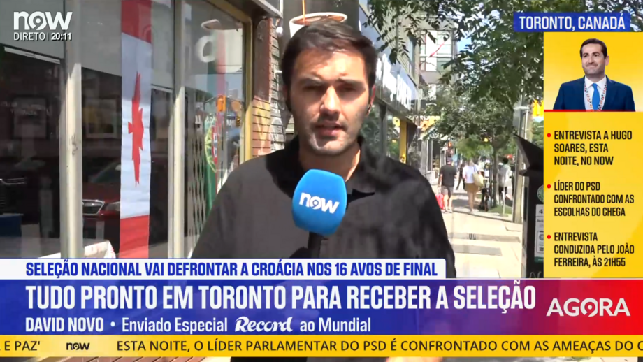 Reportagem de David Novo, enviado especial de Record ao Mundial, no Canadá
