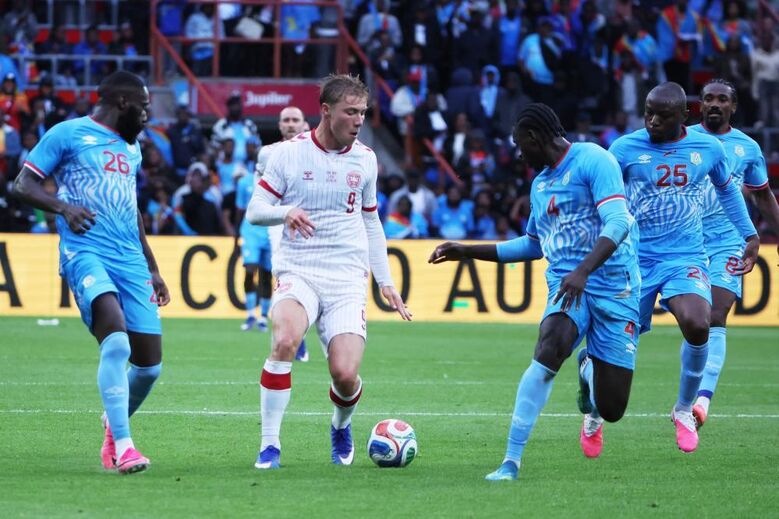 Congo empatou com a Dinamarca
