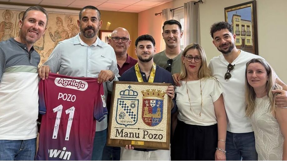 Manuel Pozo homenageado em Casariche, Sevilha
