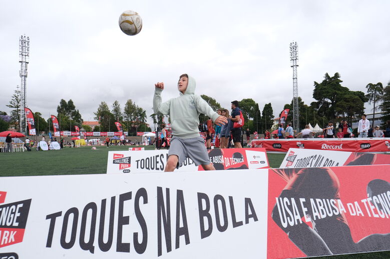 Muita animação no Record Challenge Park