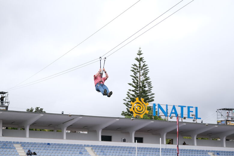 Muita animação no Record Challenge Park