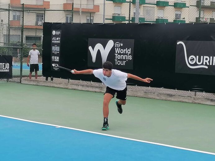 Gonçalo Marques a treinar