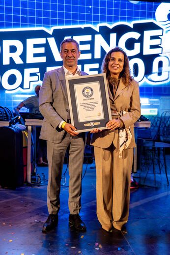 E bateu-se um recorde do Guinness