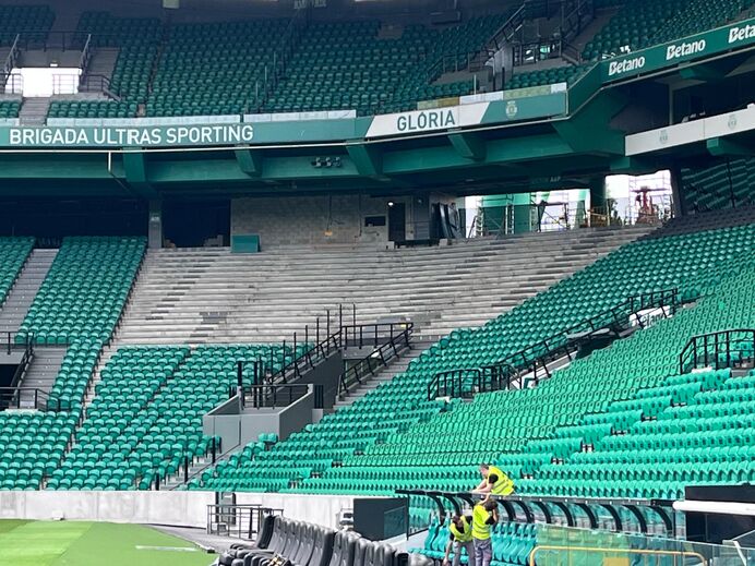 As obras no Estádio José Alvalade