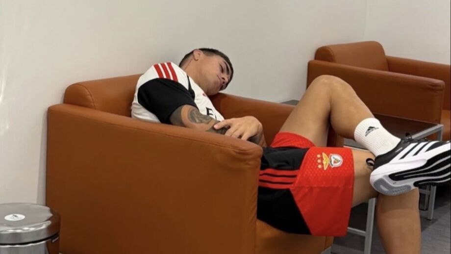 Prestianni apanhou Enzo Barrenechea a dormir