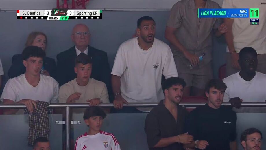 Pavlidis e companhia vibraram com o dérbi de futsal entre Benfica e Sporting na Luz