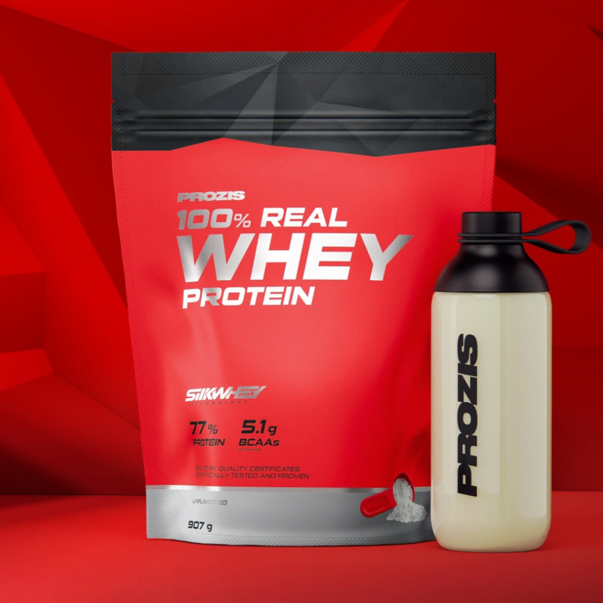 100% Real Whey Protein da Prozis, 907 g