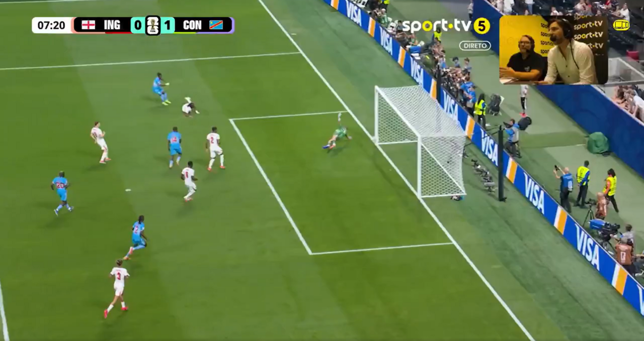 Momento do golo de Cipenga