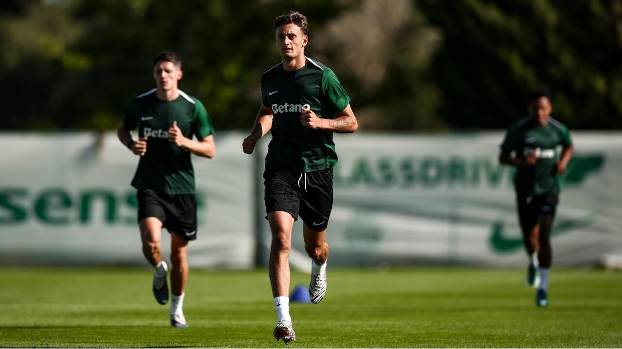 Reforços do Sporting em ação