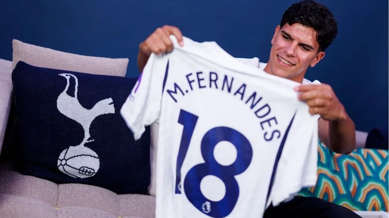 Mateus Fernandes é reforço mais caro da história do Tottenham