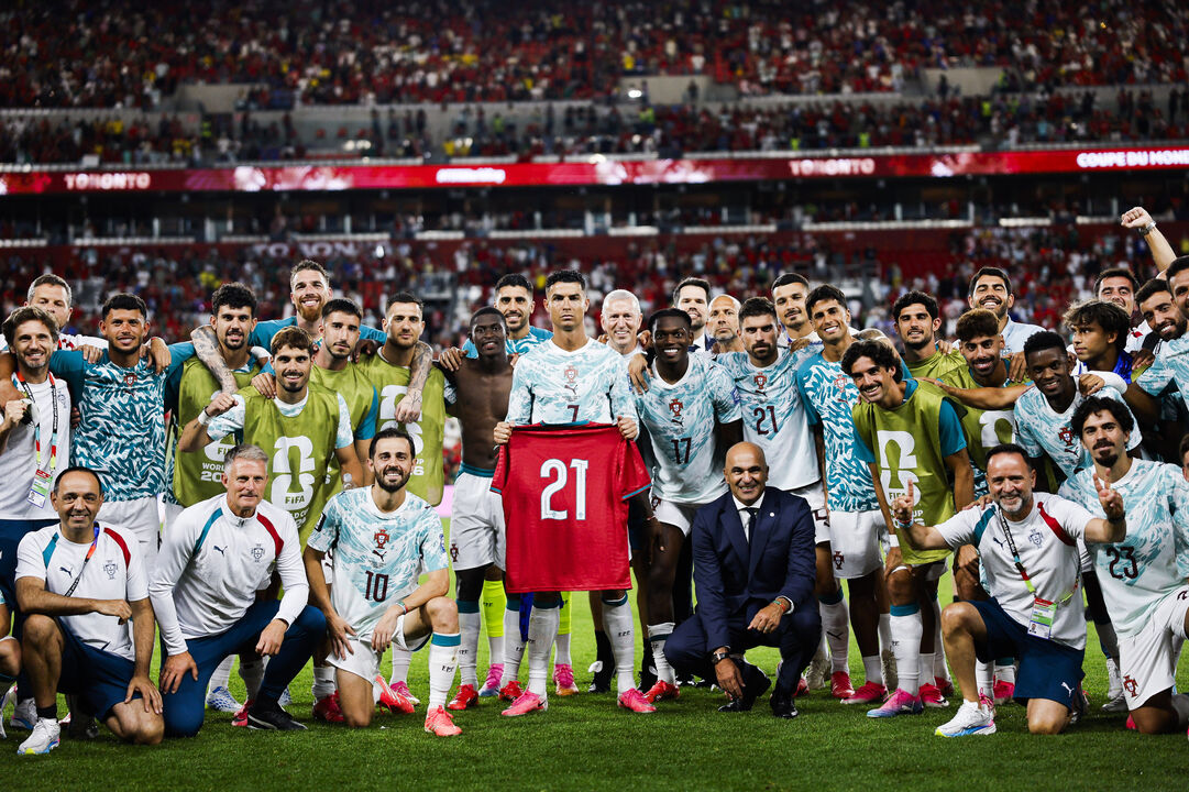 Seleção Nacional homenageia Diogo Jota após o jogo com a Croácia