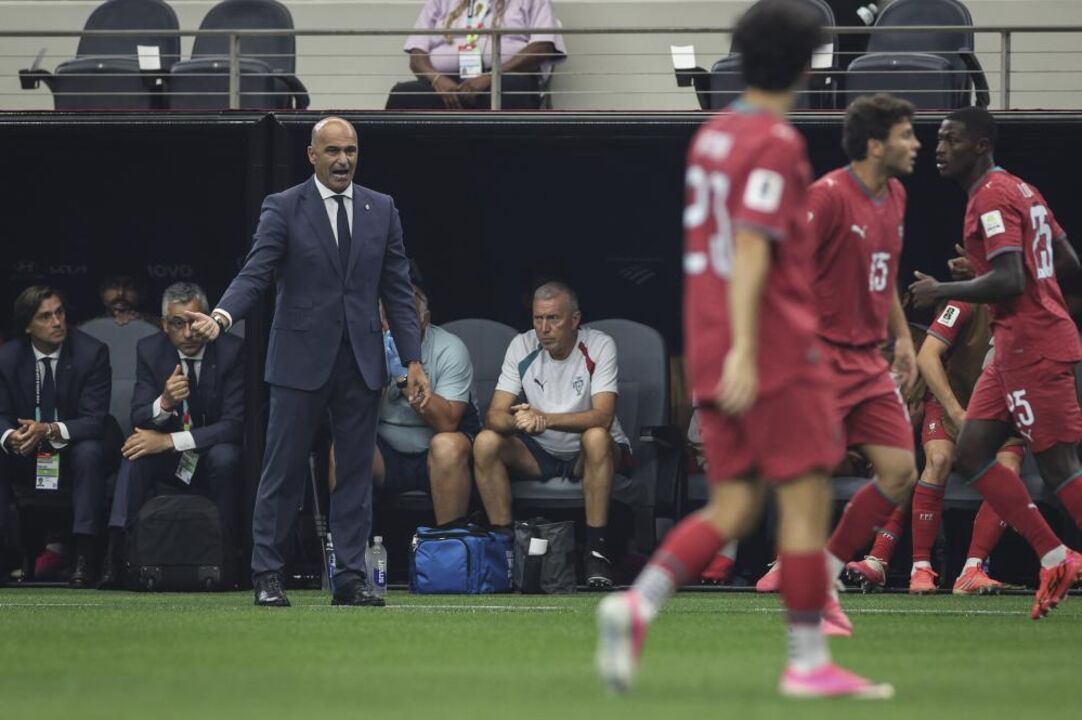 Roberto Martínez no Portugal-Espanha