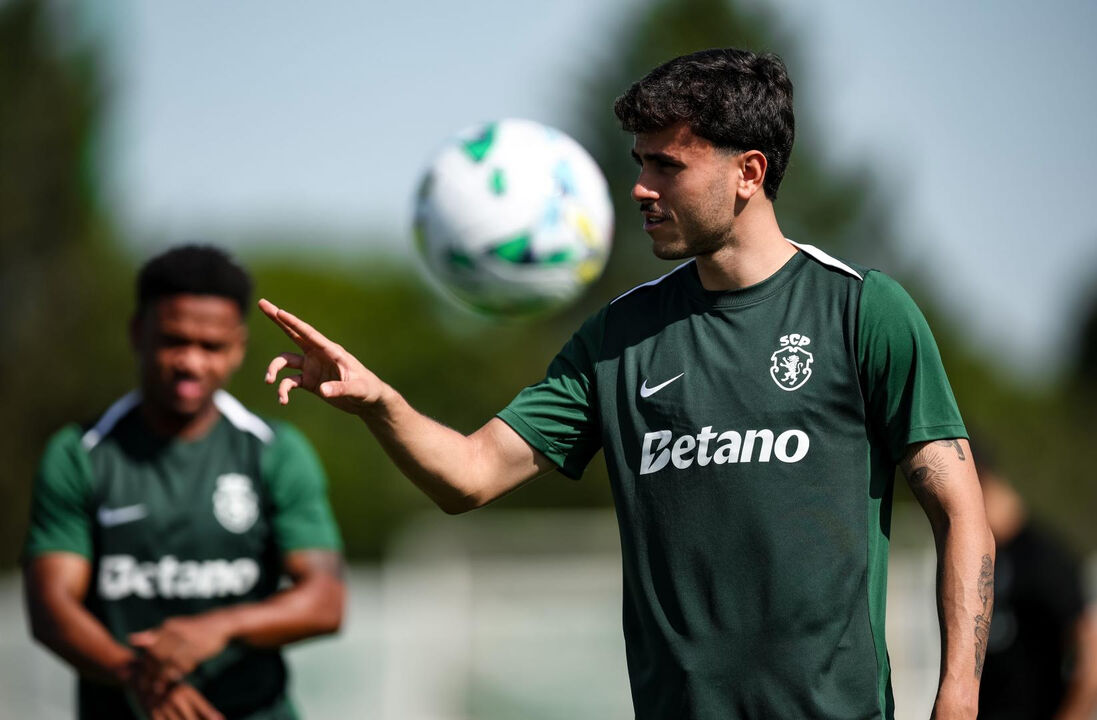 Pedro Lima mostra-se extrovertido nos treinos
