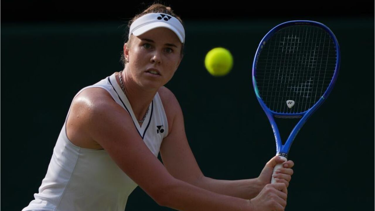 Noskova vence Kostyuk e garante final 100% checa em Wimbledon