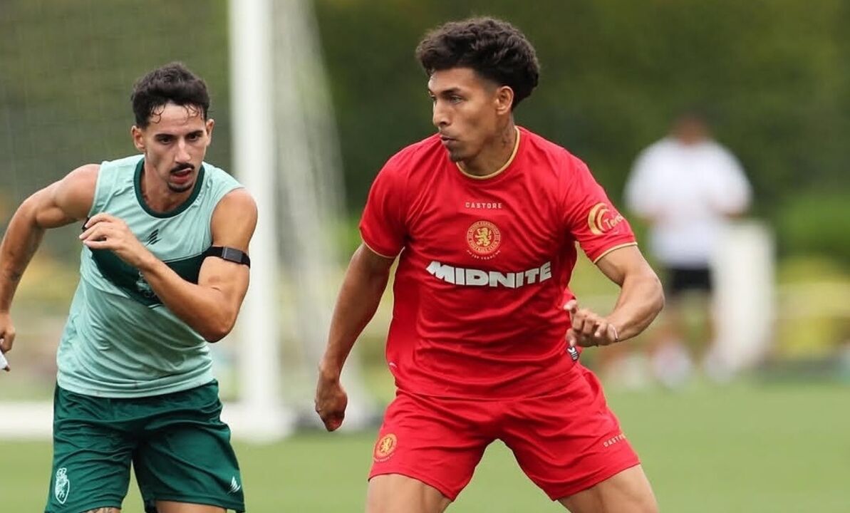 Farense empata com Middlesbrough. Cuba e Leonardo Oliveira marcaram