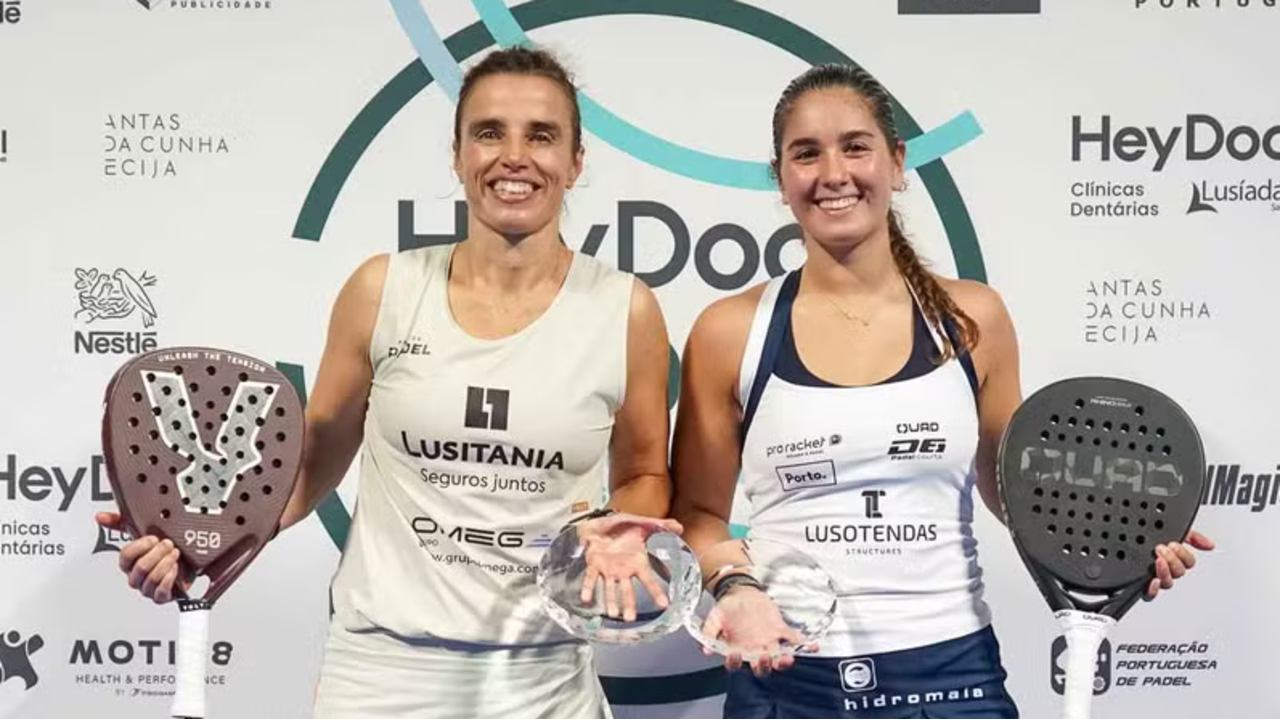 Ana Catarina Nogueira e Clarinha Santos revalidam título nacional de Padel
