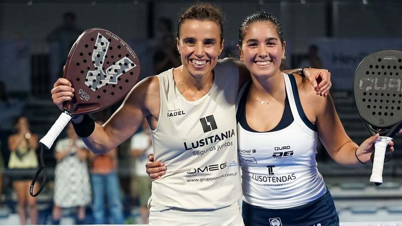 Ana Catarina Nogueira e Clarinha Santos são bicampeãs nacionais de padel
