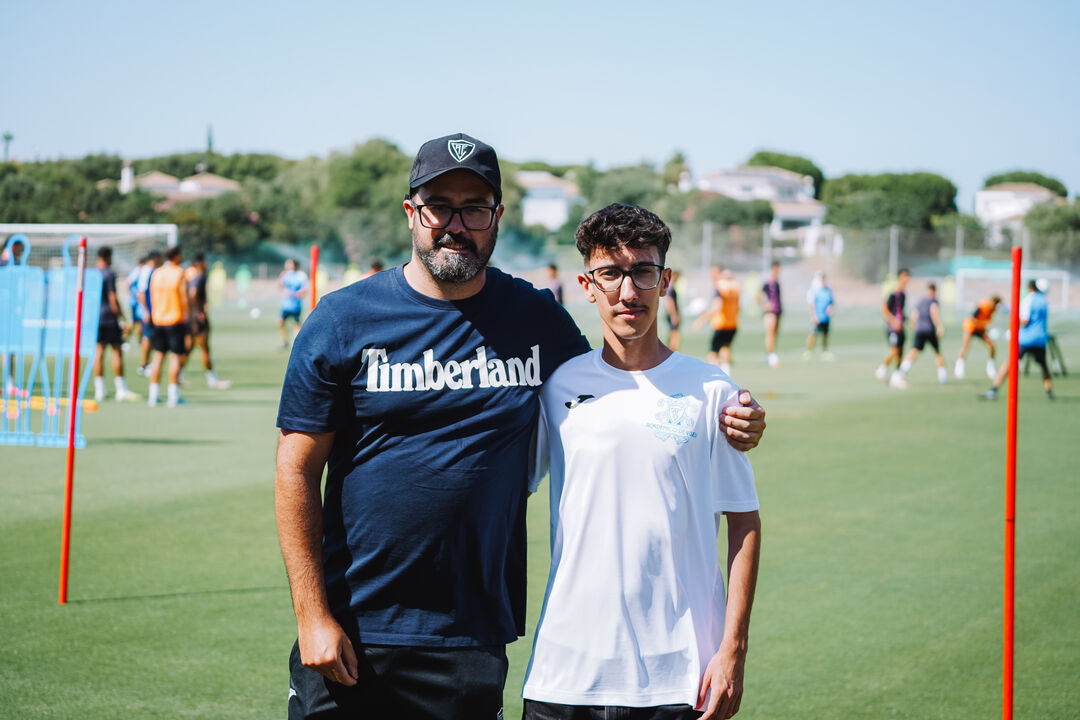 Daniel e Ricardo, os adeptos que acompanharam o Académico Viseu