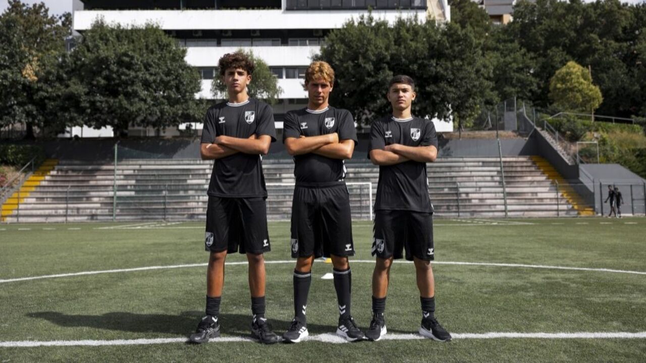 Dinis Pereira, Tiago Barela e Rodrigo Macedo apresentados nos sub-17 do V. Guimarães