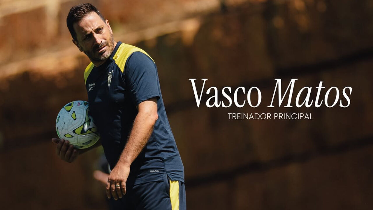 Vasco Matos é o treinador dos canarinhos
