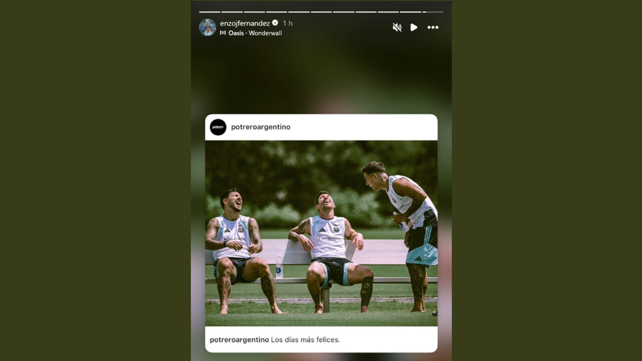 A publicação partilhada pelo médio do Chelsea