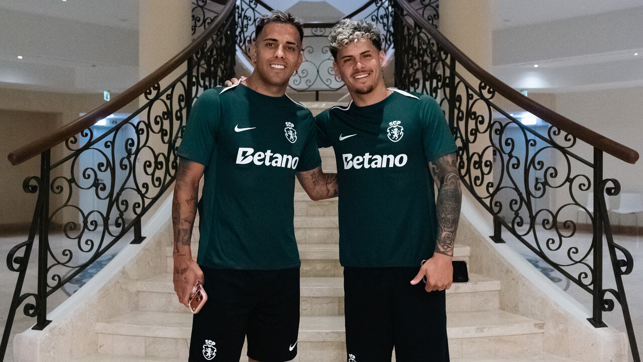 Zalazar e Maxi Araújo já se juntaram aos trabalhos de pré-temporada do Sporting