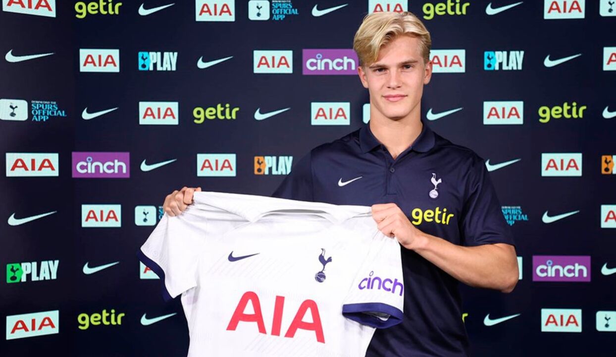 Lucas Bergvall na chega aos spurs