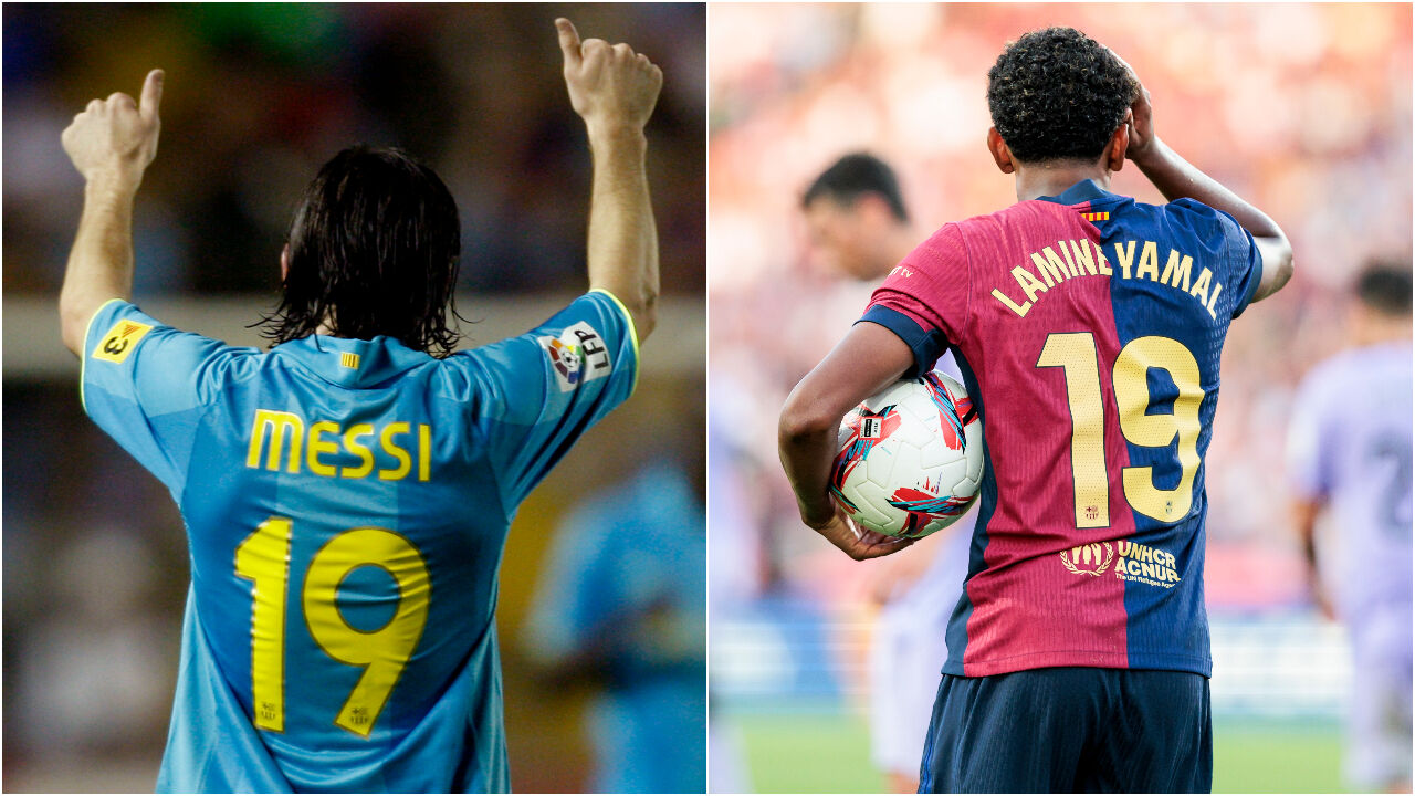 Número 19 'persegue' Messi e Lamine Yamal