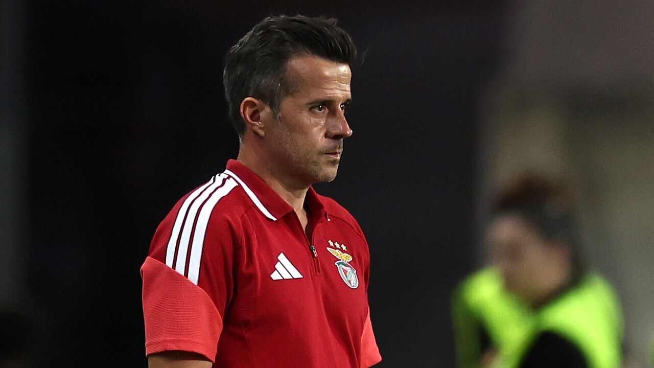 Marco Silva no jogo contra o Villarreal