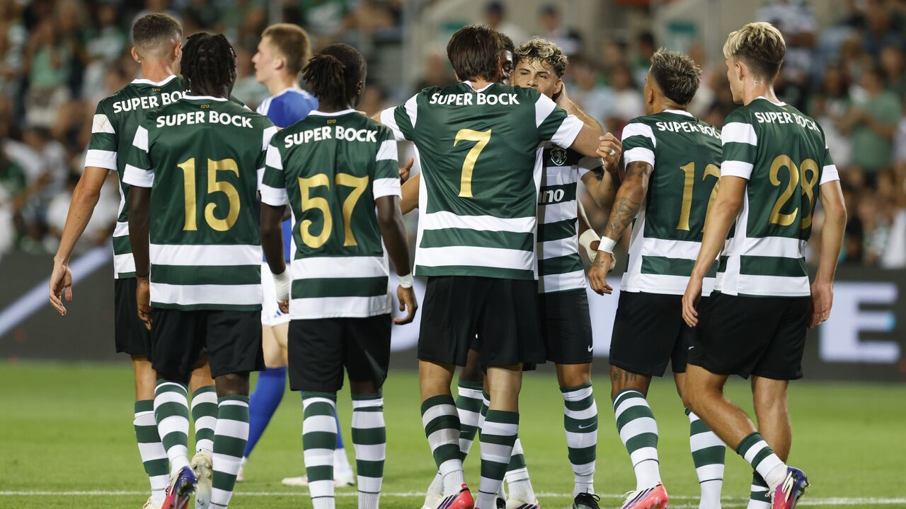 Sporting aplica impressionante goleada ao Estrasburgo com muitas caras novas em destaque