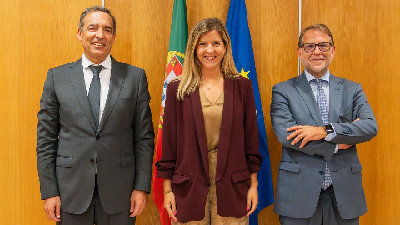 Reinaldo Teixeira reuniu-se com os ministros Luís Neves e Margarida Balseiro Lopes
