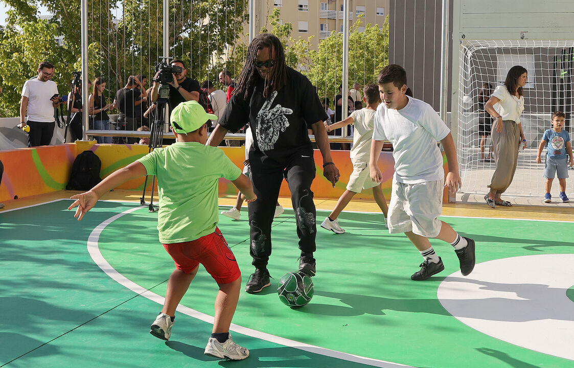 Davids foi protagonista em evento no Lumiar