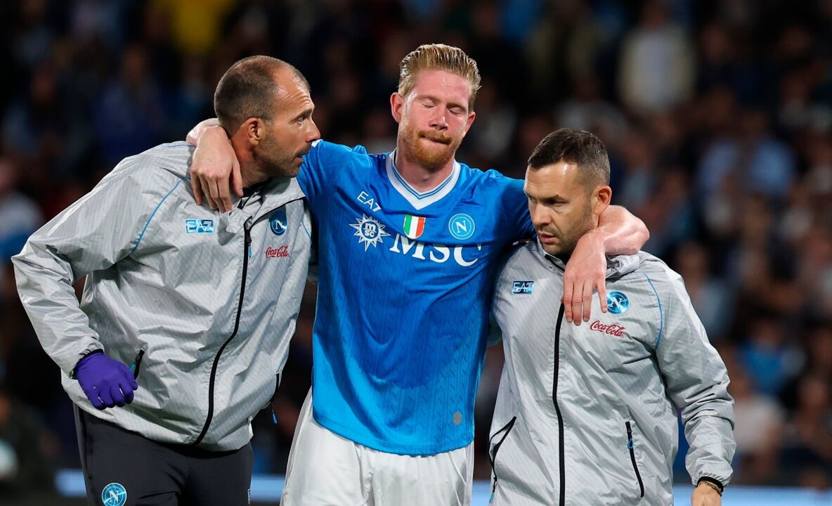 De Bruyne é figura do Nápoles