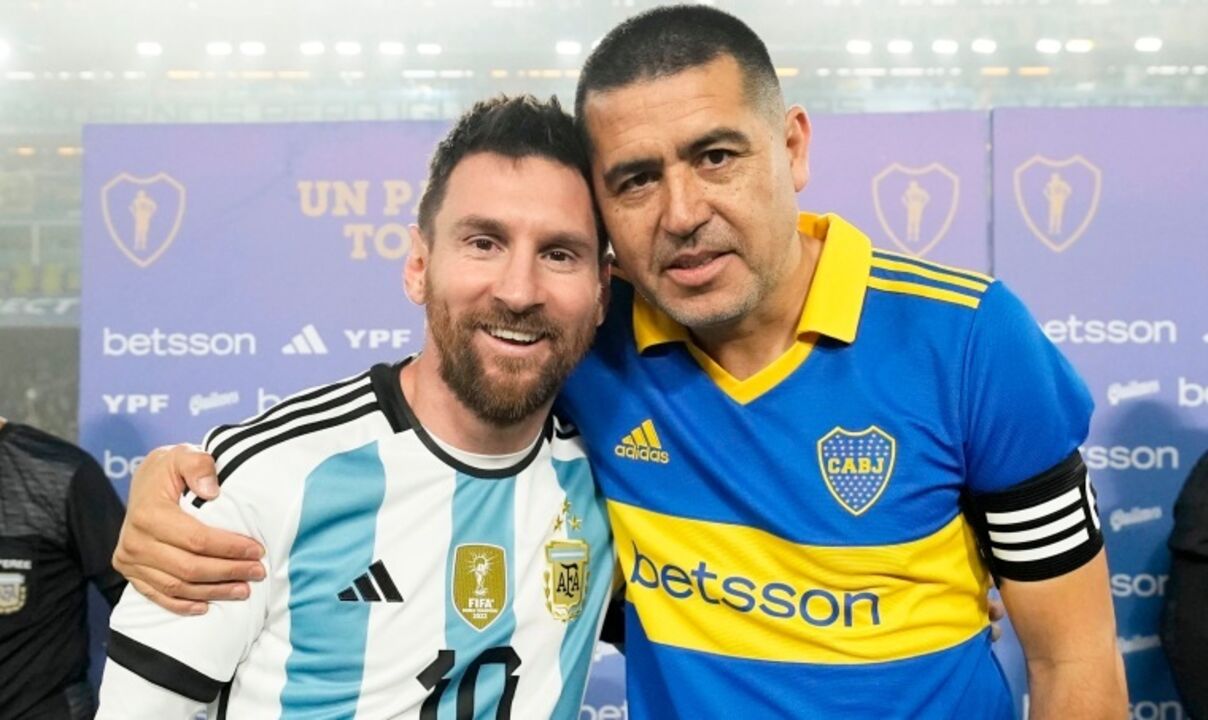 Riquelme elogia Messi