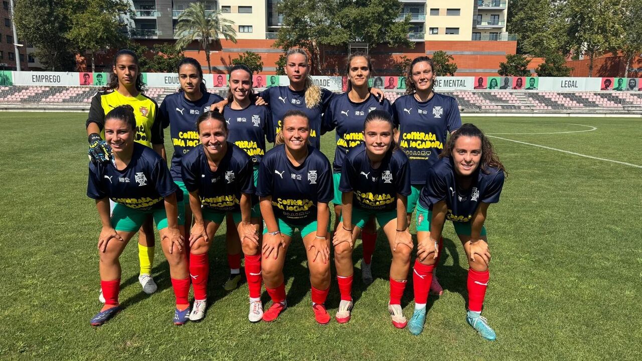 A equipa do primeiro jogo feminino em 2025